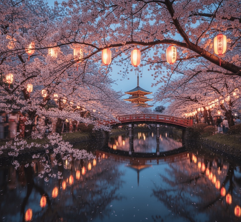 Japonia kiedy kwitną wiśnie