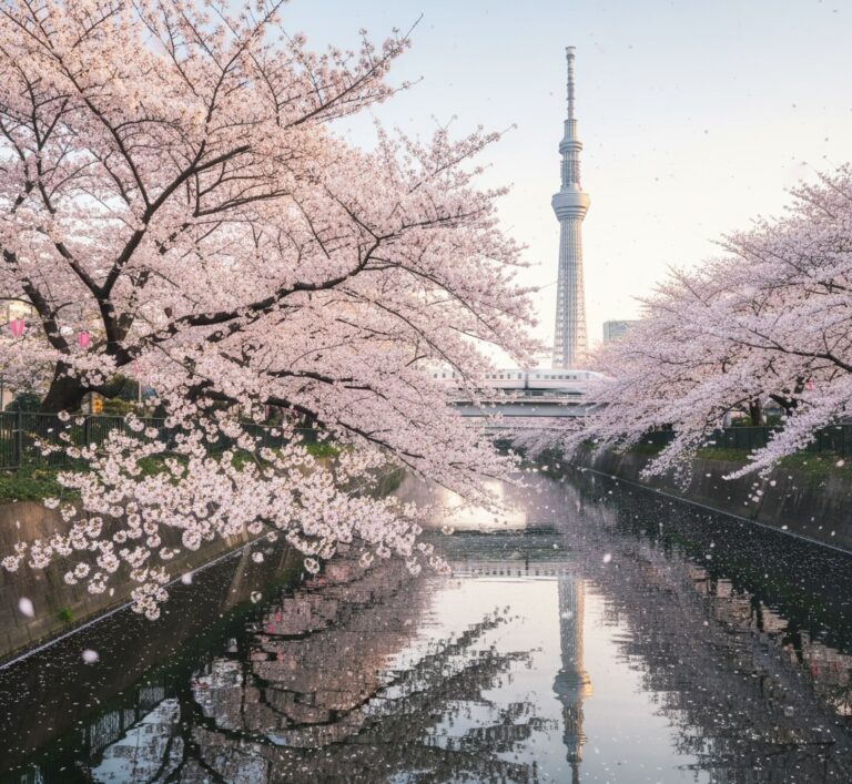 kiedy kwitną wiśnie w tokio