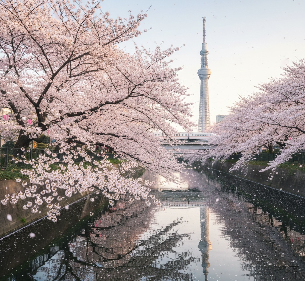 kiedy kwitną wiśnie w tokio