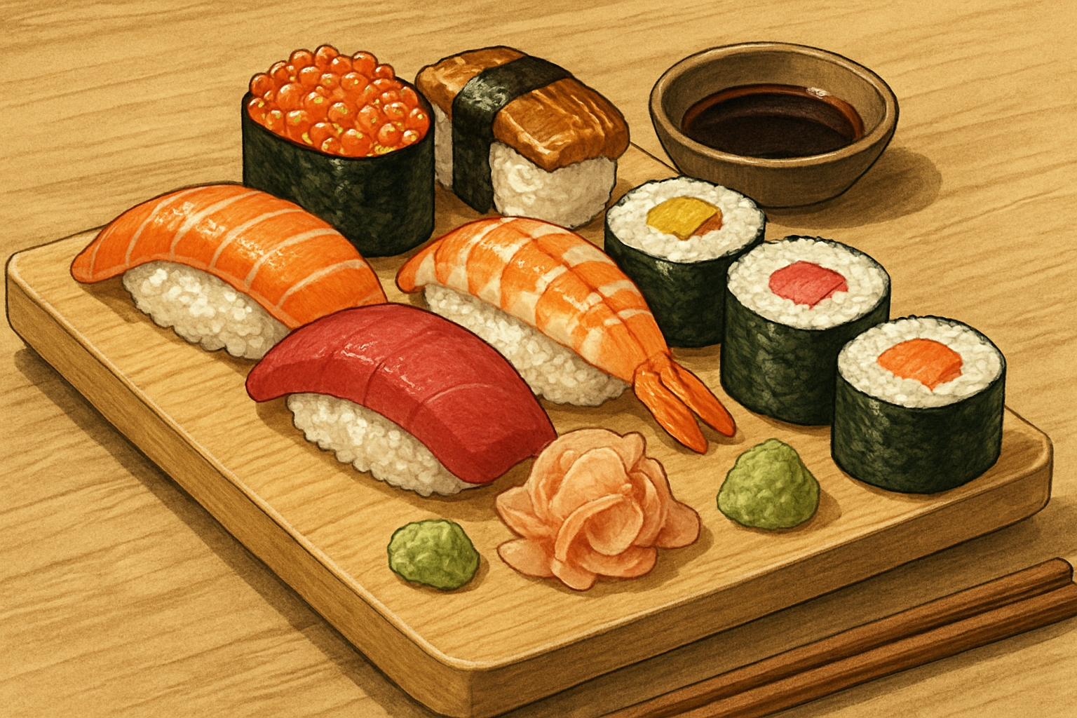 rodzaje sushi